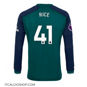 Arsenal Declan Rice #41 Terza Maglia 2023-24 Manica Lunga